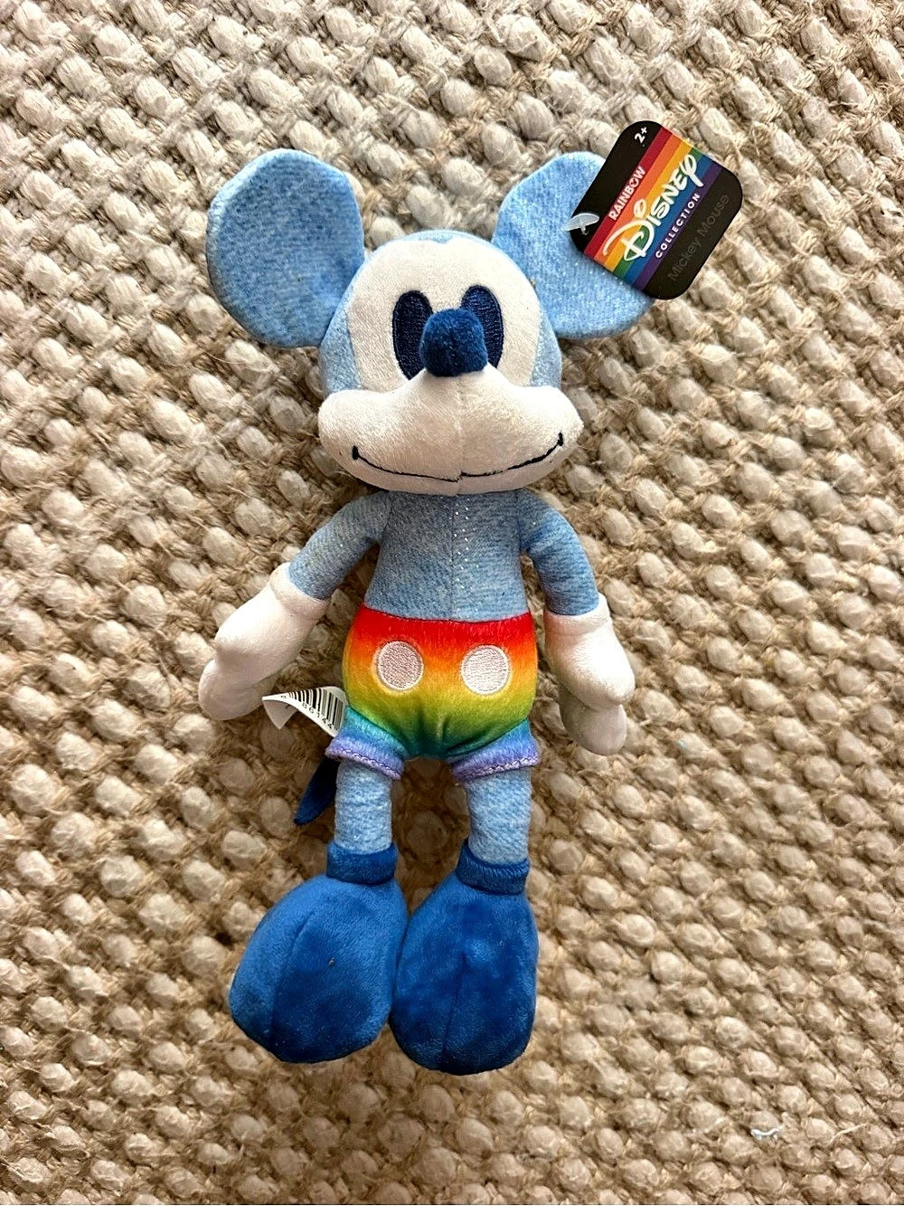 New Play Disney Rainbow Collection 9.5” Mickey Mouse Plush